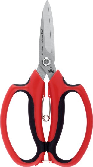 מזמרה/מספריים לגינון עם להב מחודד 85 מ''מ Due Cigni - צבע אדום – תמונה 3