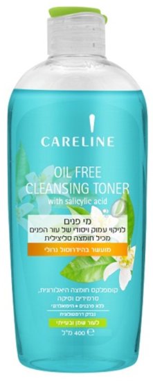 Careline - מי פנים לעור שמן ובעייתי - בנפח 400 מ''ל – תמונה 3