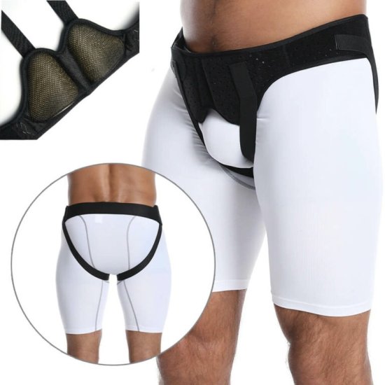 חגורה לבקע מפשעתי Gav Medic - מידה XL-XXL היקף 115-125 ס״מ – תמונה 3