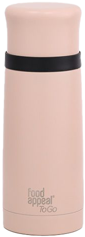 תרמוס שומר קור/חום 350 מ''ל סדרת To go מבית Food Appeal - צבע ורוד בהיר – תמונה 3