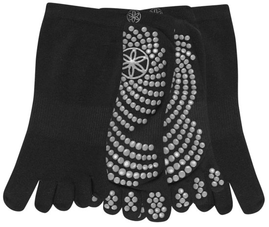 גרבי יוגה (2 זוגות) מבית GAIAM – מידה 37-43 (S / M)