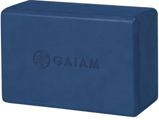 יוגה בלוק פרימיום מבית GAIAM – צבע כחול