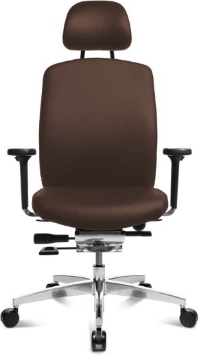 כיסא מנהלים אורטופדי דגם AluMedic 20 מבית Keisar - צבע בורדו