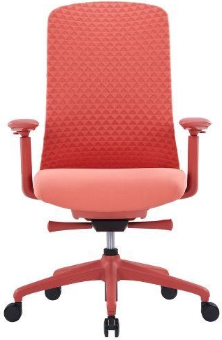 כיסא משרד אורטופדי דגם Tulip מבית Keisar - צבע אפרסק