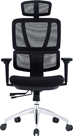 כיסא משרד ארגונומי דגם Sitplus Clover מבית Keisar - צבע שחור