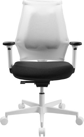 כיסא משרדי ארגונומי דגם Sitness X Back Pro מבית Keisar - צבע שחור ולבן