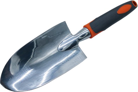 כף שתילה רחבה מאלומיניום עם ידית ארגונומית Hunter