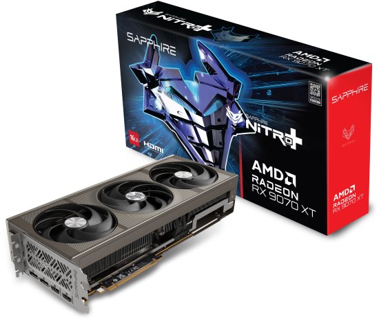 כרטיס מסך Sapphire Radeon RX 9070 XT NITRO+ OC 16GB GDDR6