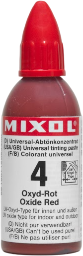 מגוון אוניברסלי מרוכז Mixol - תכולה 20 מ''ל - צבע אדום אמיתי 27