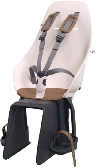 מושב ילדים אחורי Ta-ke לאופניים עם התקן Easyfix לסבל מבית Urban Iki - צבע Sakura Pink/Kurumi Brown
