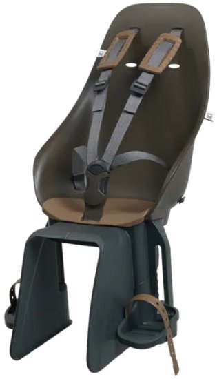 מושב ילדים אחורי לאופניים עם התקן Carrier Mounting לסבל מבית Urban Iki - צבע Koge Brown/Kurumi Brown