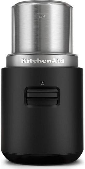 מטחנת קפה אלחוטית 5KBGR100BM מסדרת GO מבית KitchenAid -  לא כולל סוללה ומטען - יש לרכוש בנפרד