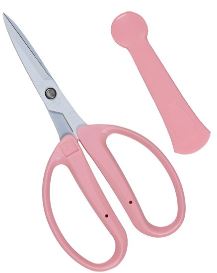 מספריים יפניות לפרחים עם קטר מובנה 16 ס''מ CRI-360SFP מבית Chikamasa - צבע ורוד