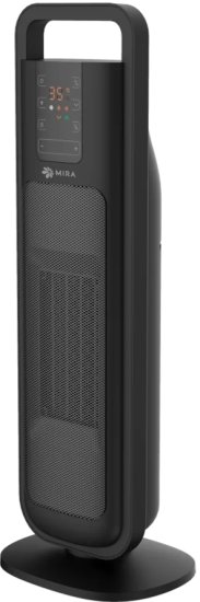 מפזר חום מגדל קרמי עם שלט ותצוגה דיגיטלית Mira 2000W - צבע שחור