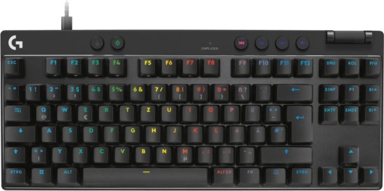 מקלדת גיימינג חוטית Logitech G Pro X TKL Rapid Tenkeyless – צבע שחור