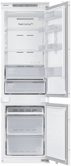 מקרר אינוורטר אינטגרלי 2 דלתות מקפיא תחתון 263 ליטר Samsung BRB266030WW