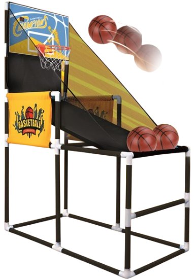 מתקן קליעה לסל אלקטרוני עם 2 כדורים ומשאבה מבית Clip Toys