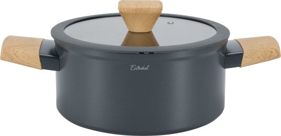 סיר 20 ס''מ 2.78 ליטר סדרת Oxford מבית Buona Casa - צבע אפור כהה