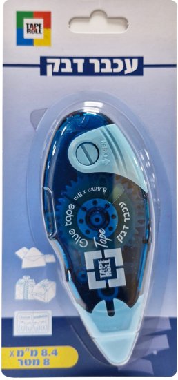 עכבר דבק דו צדדי 8.4 מ''מ באורך 8 מ' מבית TAPE&ROLL