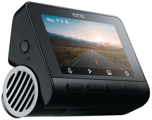 ערכת מצלמת דרך קדמית ואחורית לרכב 70mai Dash Cam  A810-2 – שנה אחריות יבואן רשמי ע"י המילטון