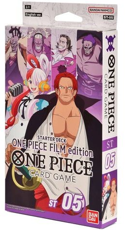 קלפי אספנות וואן פיס (English) One Piece TCG: Starter Deck 5: Film Edition ST-05 - מארז 51 קלפים
