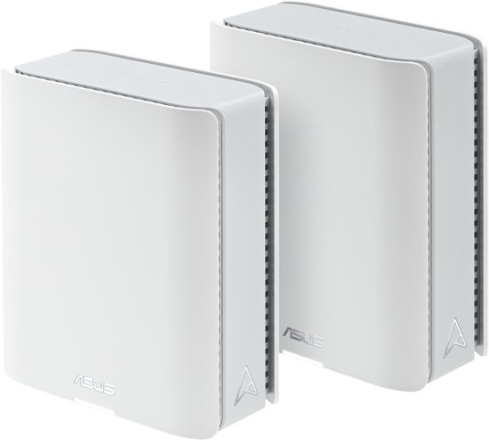 ראוטר (שתי יחידות) Asus ZenWiFi 802.11be Tri-Band Mesh Wireless WiFi 7 - צבע לבן
