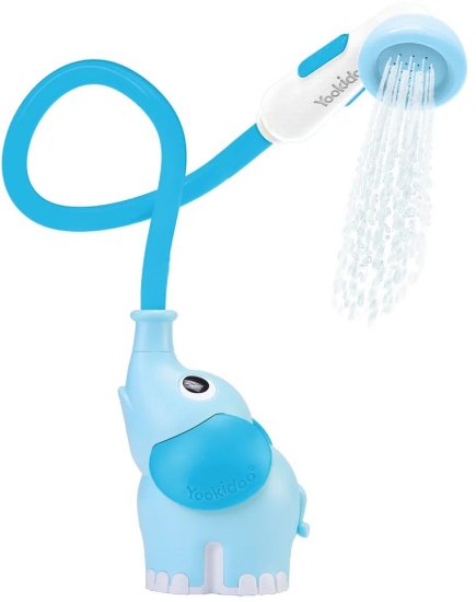 ראש מקלחת פיל לאמבטיה מבית Yookidoo - כחול כהה