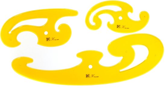 שבלונות עקומות סט 3 Linero