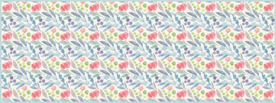 שטיח PVC דגם Claude Monet מבית Tiva Design - מידה 60x160 ס''מ