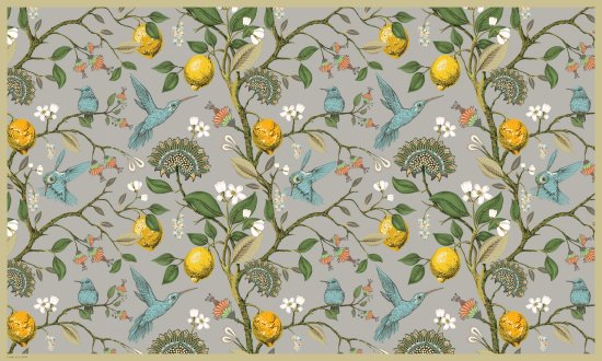 שטיח PVC דגם Hummingbird מבית Tiva Design – מידה 60×100 ס"מ