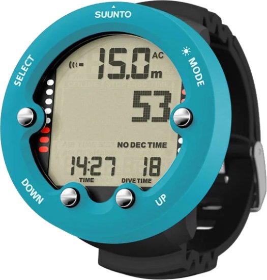 שעון צלילה Suunto ZOOP NOVO - צבע כחול אקווה