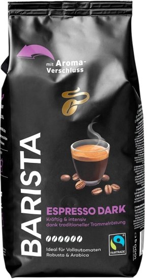 תערובת פולי קפה 1 ק''ג Tchibo Barista Espresso Dark